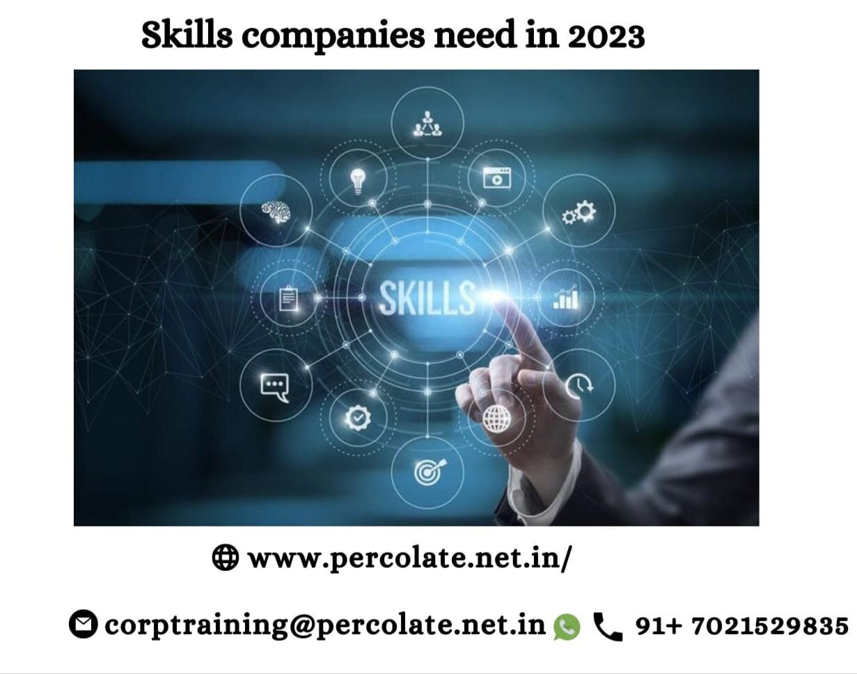 Skills compaines need in 2023